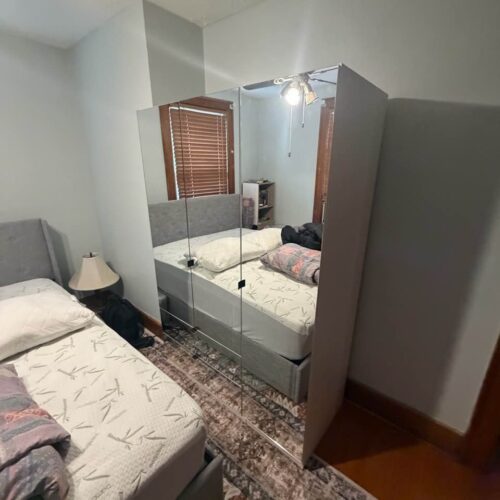 Three-Door Wardrobe Armoire with Drawers | Hamburg, NJ