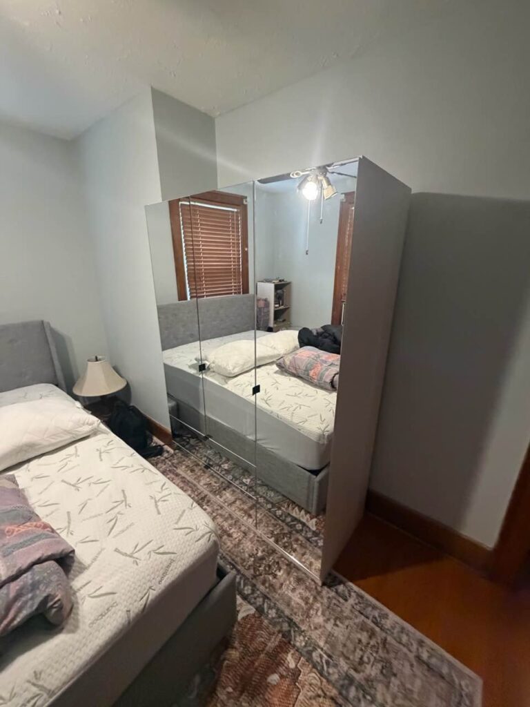 Three-Door Wardrobe Armoire with Drawers | Hamburg, NJ