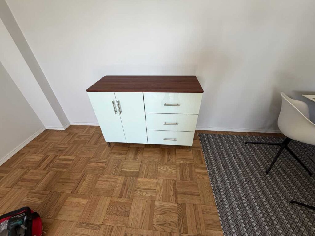 Sideboard with Glass Fronts and Drawers | New York, NY