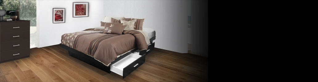 Platform Bed With Drawers