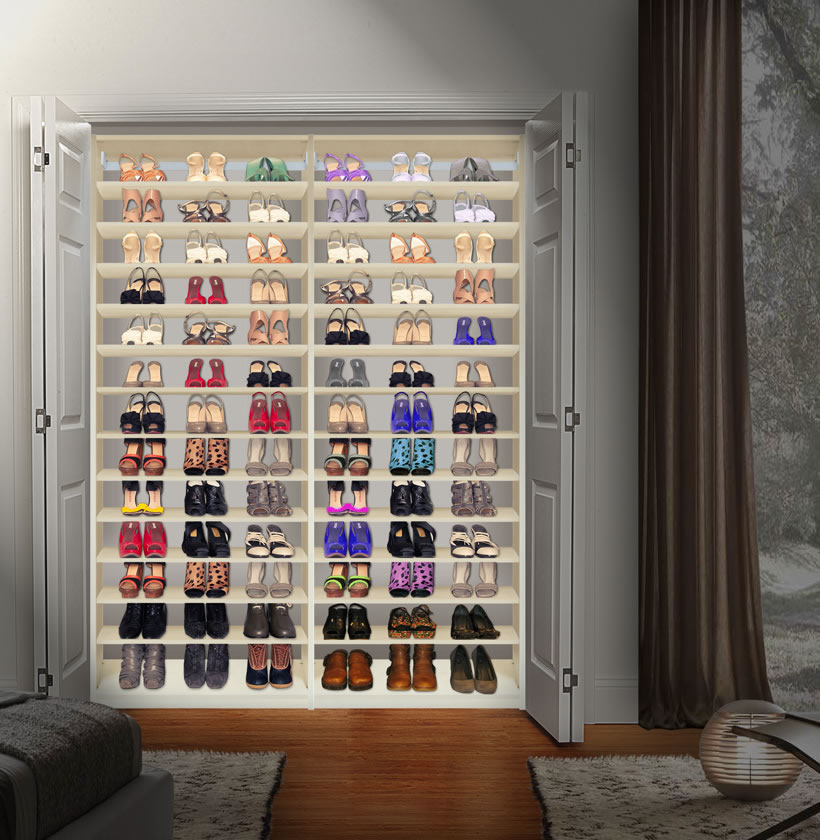 Custom Shoe Organization & Storage for Closets