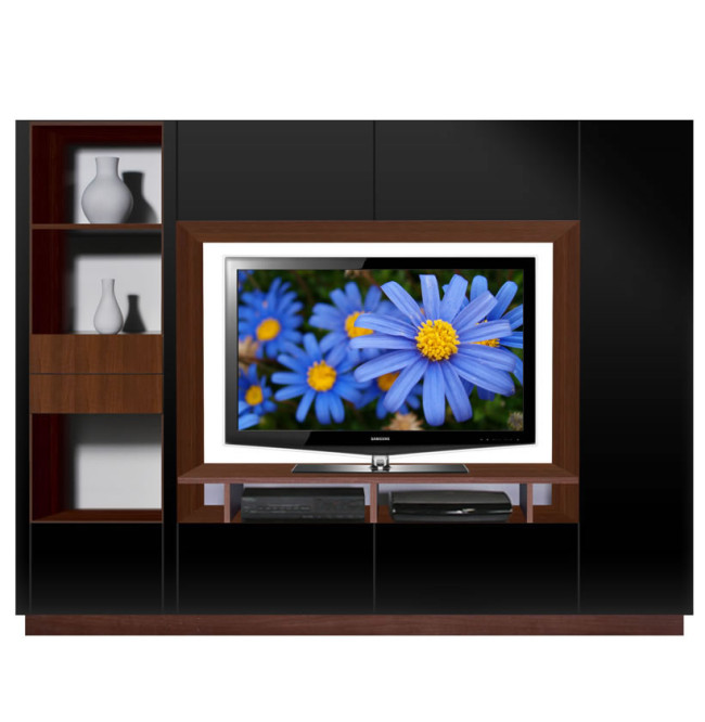 Bingham Black Wall Unit