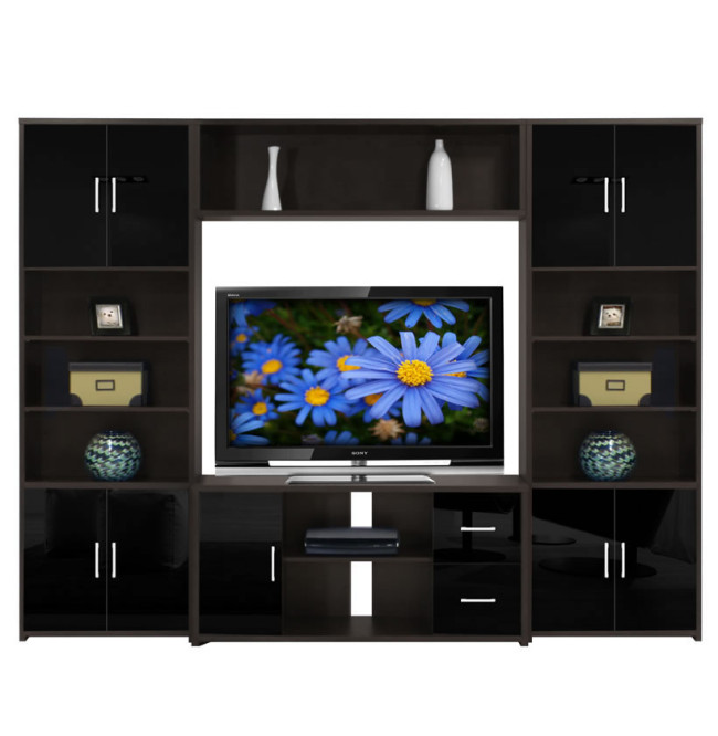 Stockton Entertainment Center Black Transitional