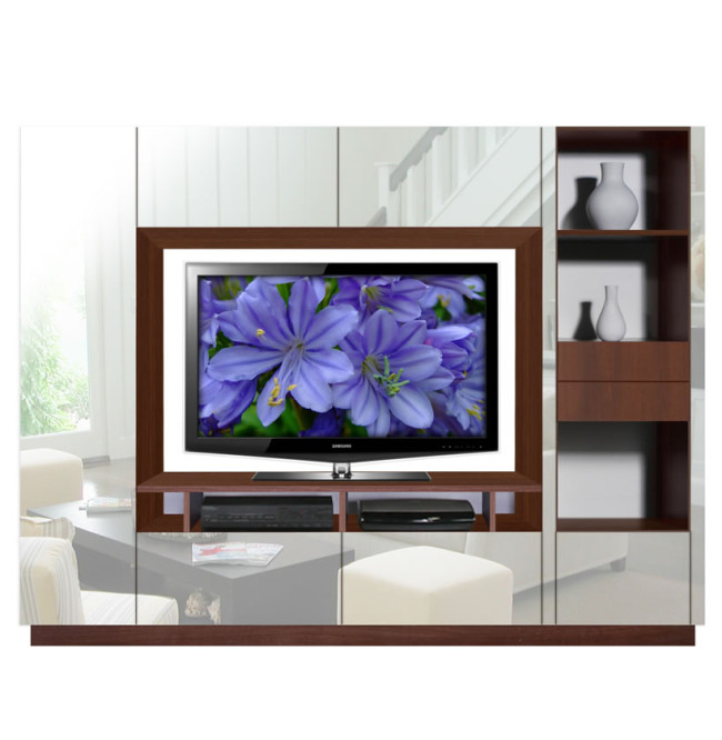 Bruno Wall Unit Mirrored