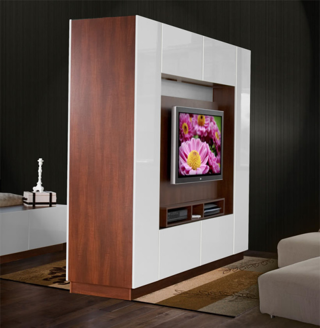 White Glossy Front & Java Matte Case