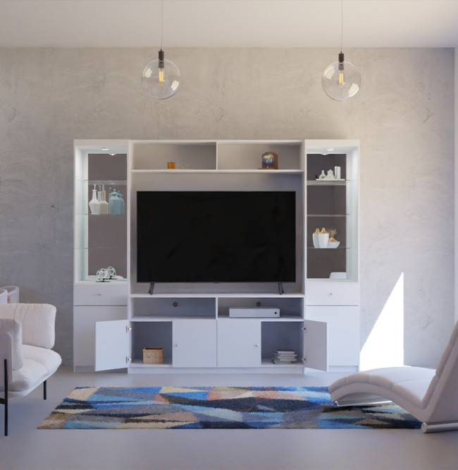 Sovi Entertainment Center - Most Popular Open Back Entertainment Unit