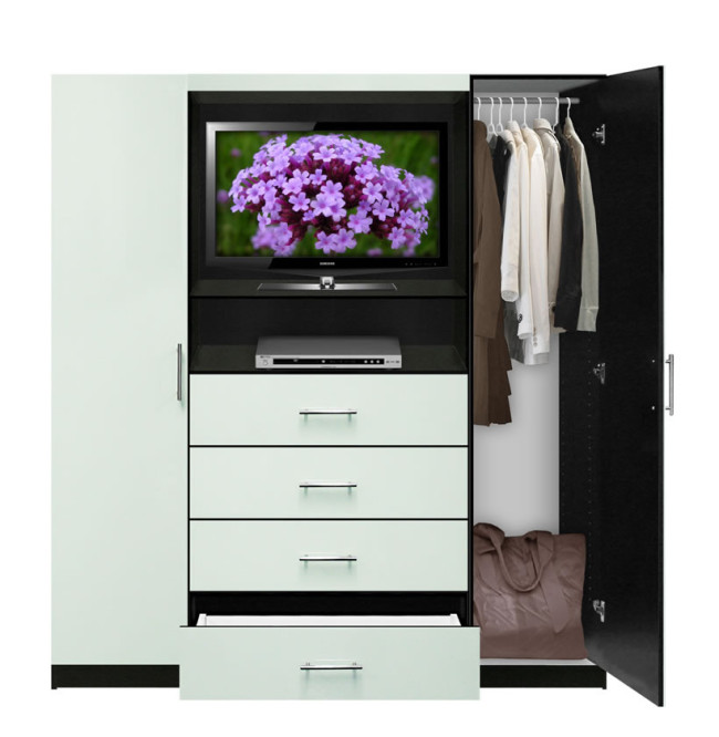 Bedroom Armoire Wardrobe Door Open