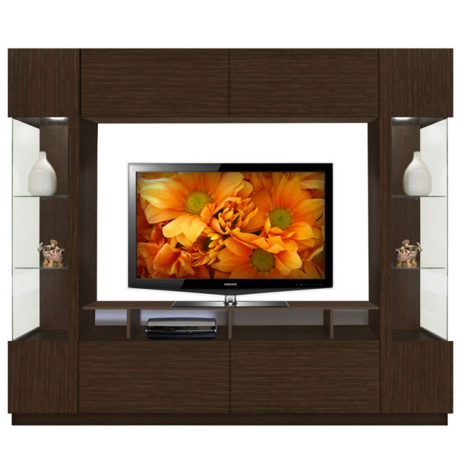 Dark Wood Brent Entertainment Center