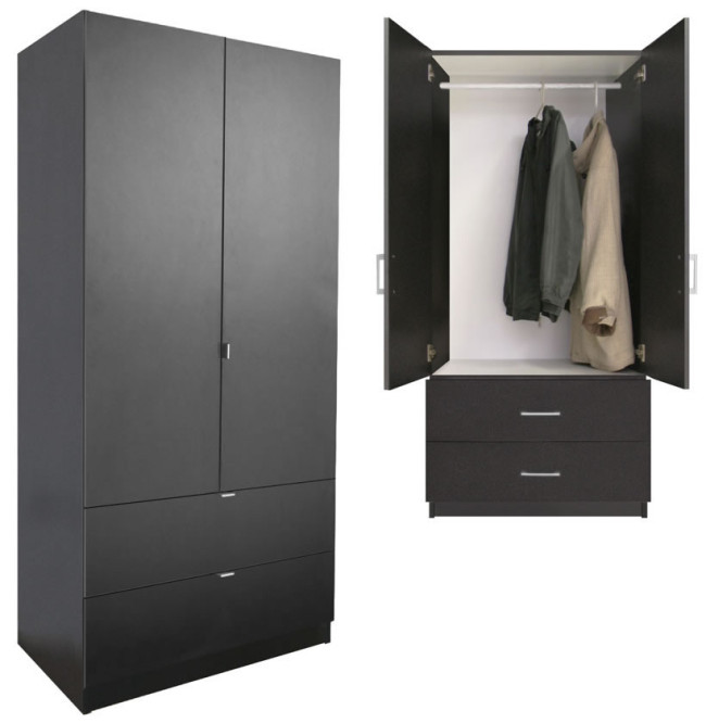 Dark Wood Armoire 1265