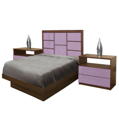 Montclair Twin Size Platform Bedroom Set 4 Piece