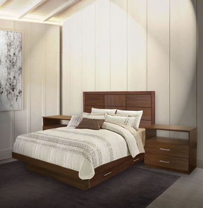 Cambridge Queen Size Bedroom Set w Storage Platform