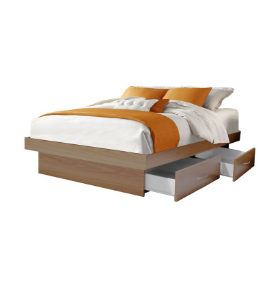 Full Size Platform Bed With 4 Drawers, Platform Bed Frame With Storage