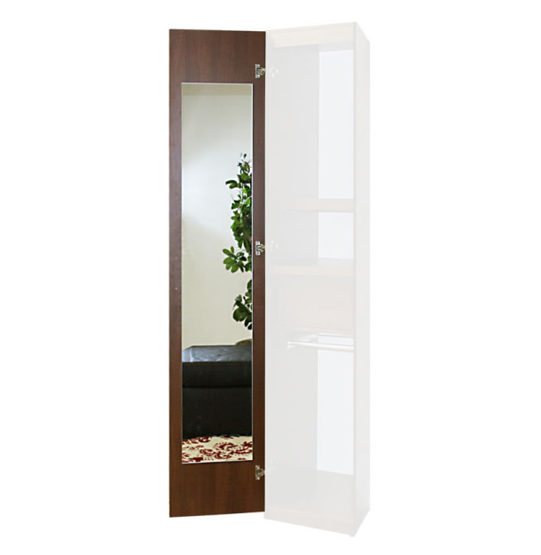 Wardrobe Closet Interior Mirror Upgrade - Single Mirror, 165 Degree Hinges