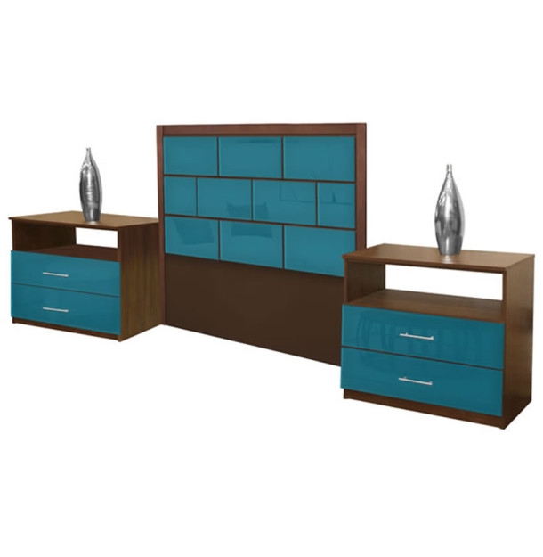 Manhattan Twin Size 3 Piece Bedroom Set