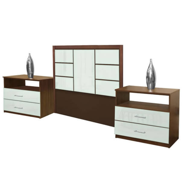 Downtown Twin Size 3 Piece Bedroom Set