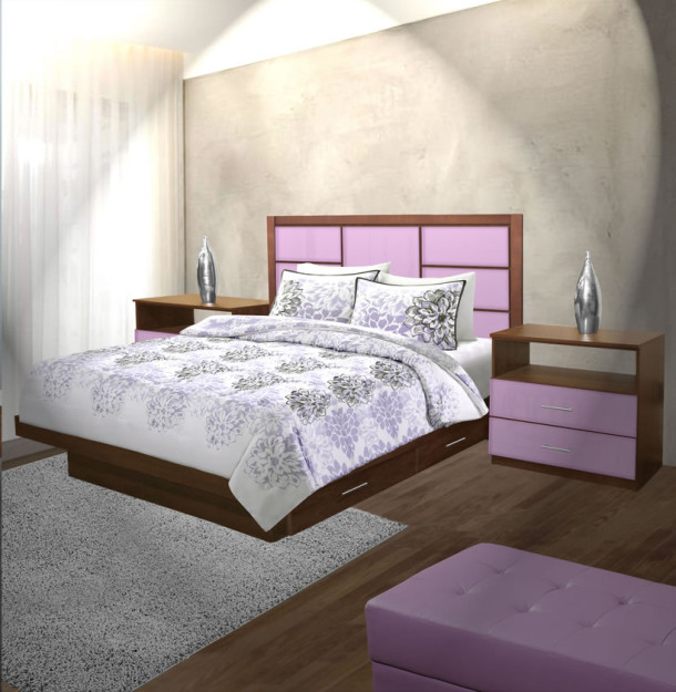 Montclair King Size Bedroom Set w Storage Platform
