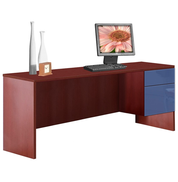 Alexis Basic Credenza Desk 2 Drawer