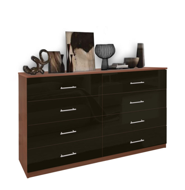 Black Dresser 8 Drawer