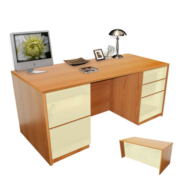 Alexis Full Pedestal Executive Desk