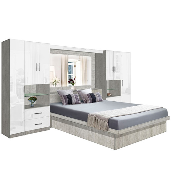 White Glossy Front Finish | Stone Matte Case Finish