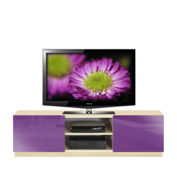 French Lilac Colored Glass Front | White Wash Matte Case