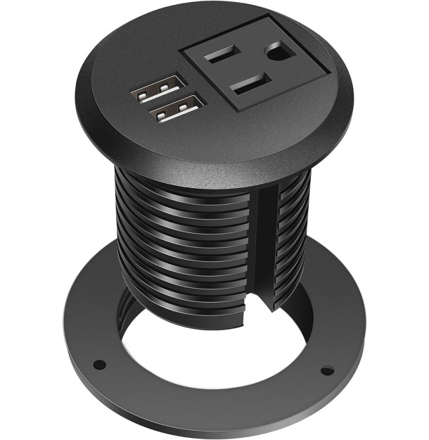 Power Grommet Outlet with USB