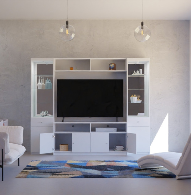 Sovi Entertainment Center - Most Popular Open Back Entertainment Unit