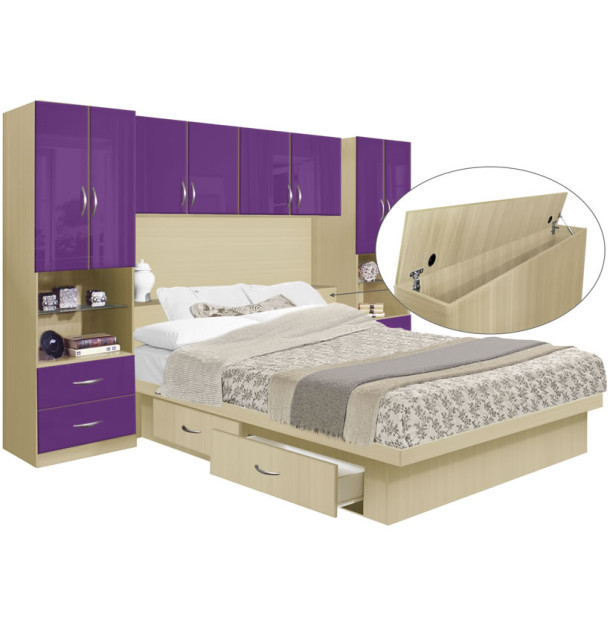 Grape Colored Glass | White Wash Matte
