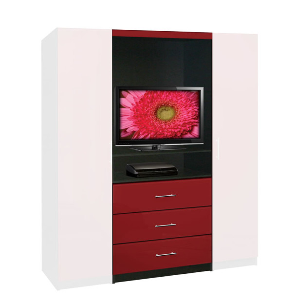 Aventa Wardrobe (Center Only) 3 Drawer 32 X 72