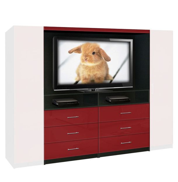 Aventa Wardrobe (Center Only) 6 Drawer 65 X 72