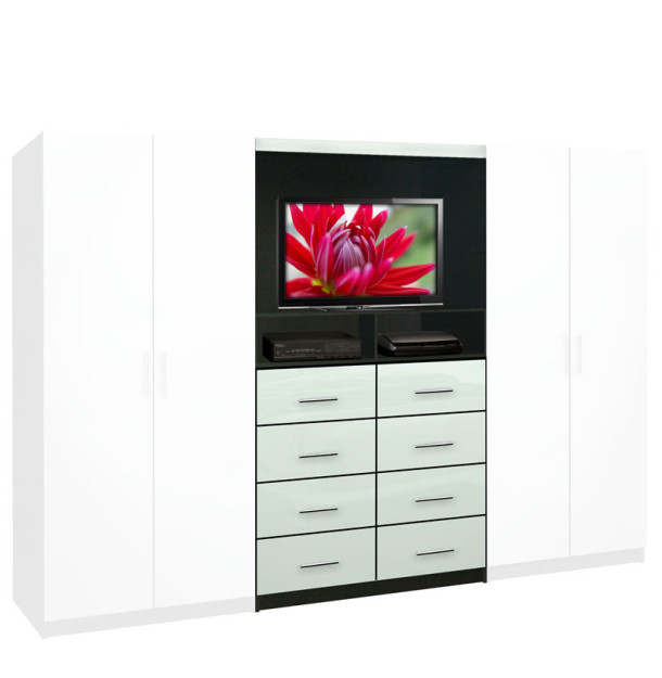 Aventa Wardrobe (Center Only) 8 Drawer 43 X 72