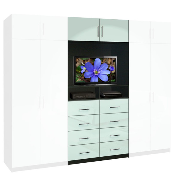 Aventa Wardrobe (Center Only) 8 Drawer 43 X 86