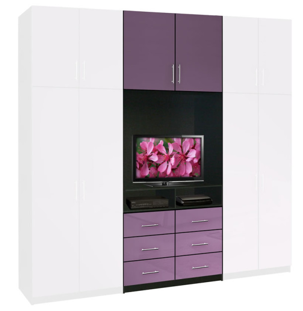 Aventa Wardrobe (Center Only) 6 Drawer 43 X 106