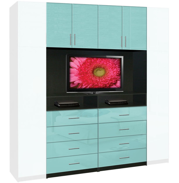 Aventa Wardrobe (Center Only) 8 Drawer 65 X 106