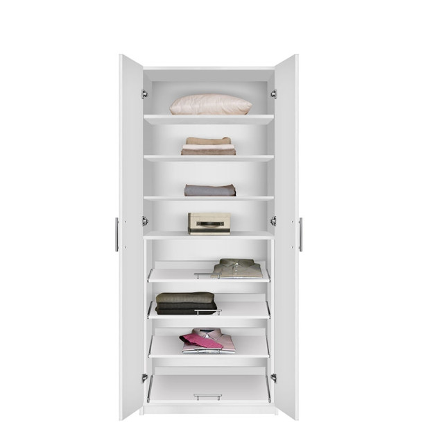 Bella Free Standing Closet - Wardrobe Storage Closet