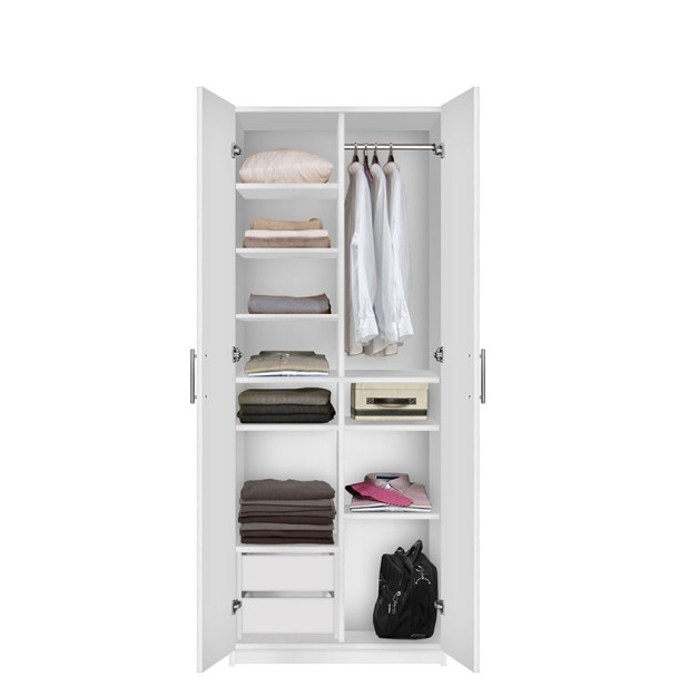 Bella Wardrobe Storage Closet - Storage Galore!