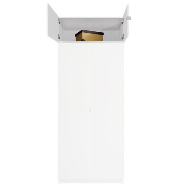 Extend Your Height +14" - Alta Shallow Wardrobe Storage Topper Double Door, 16"D