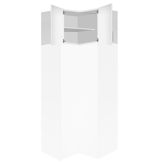 Extend Your Height +22" - Alta Wardrobe Storage Topper Corner Unit