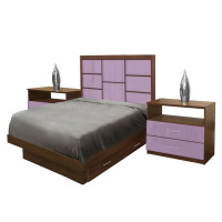 Montclair Twin Size Bedroom Set w Storage Platform