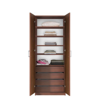 Bella Wardrobe Armoire - Modern Bedroom Storage