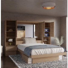 Studio Classic Pier Wall Mirrored Storage Bedroom