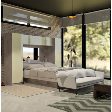 Adalina Pier Wall with Storage Bridge