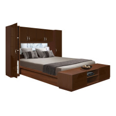 Adalina Pier Wall 3 Drawer with Storage Bridge