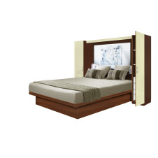 Adalina Pier Wall Bedroom - 4 Interior Drawers Each Side