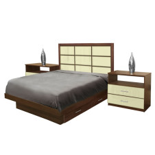 Cambridge Full Size Bedroom Set w Storage Platform