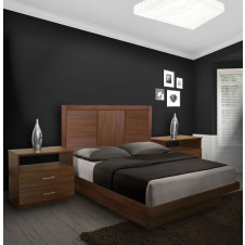Monte Carlo Queen Size Platform Bedroom Set 4 Piece