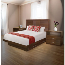 Madison Queen Size Bedroom Set w Storage Platform