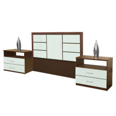 Downtown Queen Size 3 Piece Bedroom Set