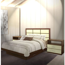 Cambridge King Size Bedroom Set w Storage Platform