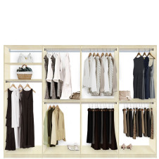 Isa Walk In Closet Systems - Extra Hanging Storage